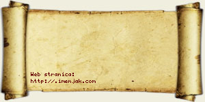 Jovana Gočanin vizit kartica